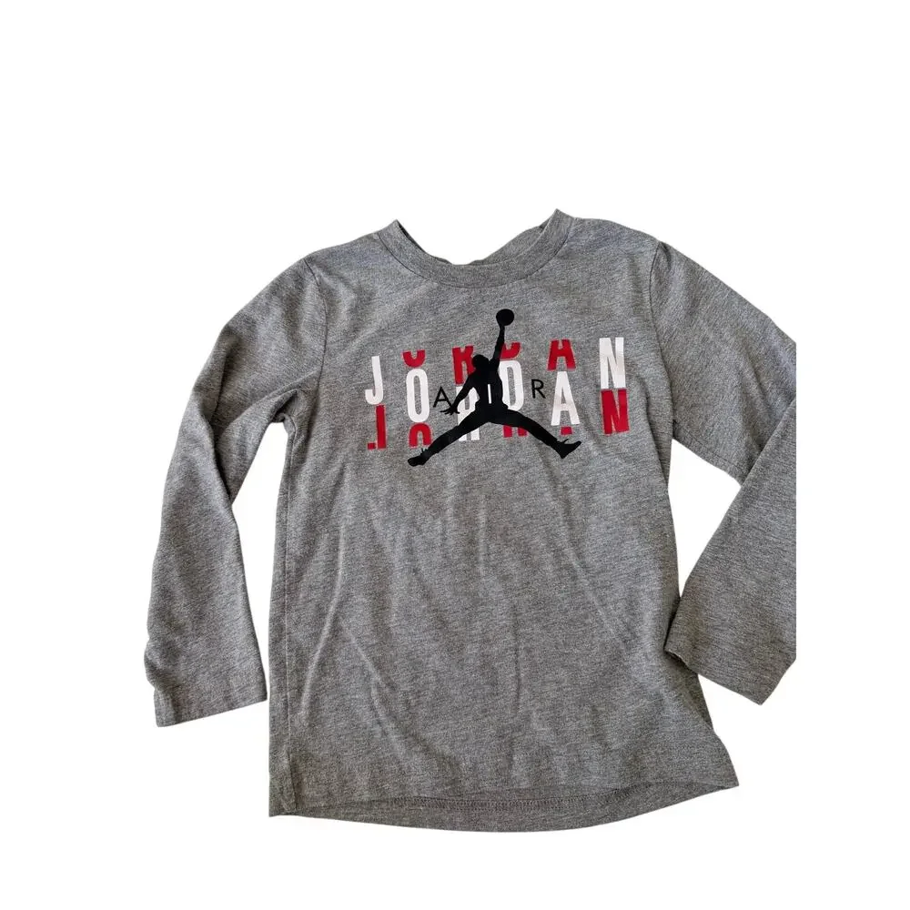 JORDAN HIGH BRAND SCRAMBLE Boys 4T Long Sleeve Graphic Tee